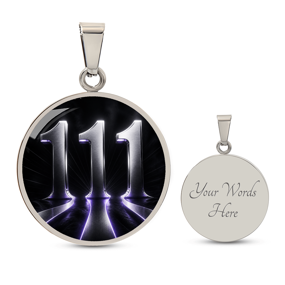 111 Angel Number Necklace | Own Your Direction