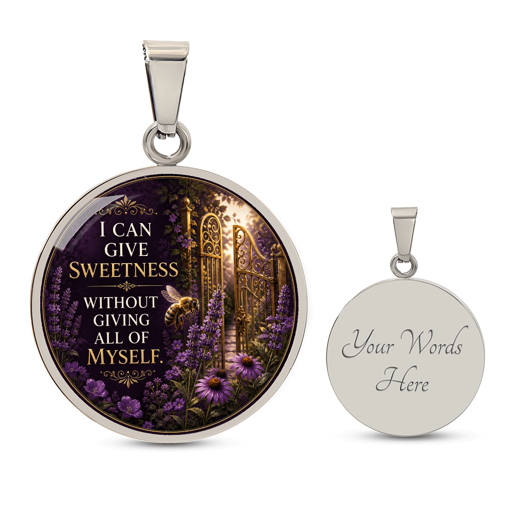 Bee and Wildflower Necklace | Sweetness With Boundaries