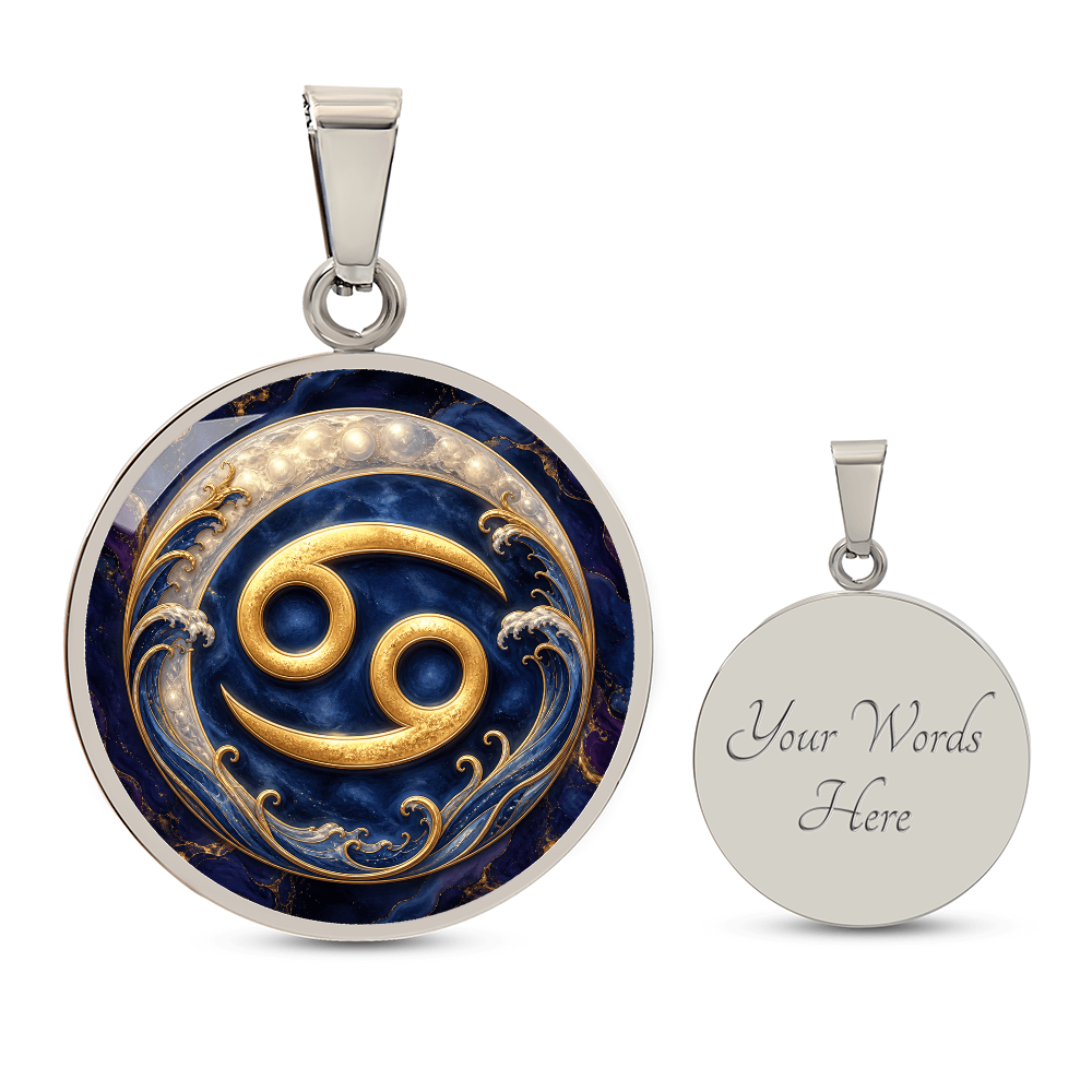 Cancer Zodiac Sign Necklace | Feel Deeply, Stand Firm