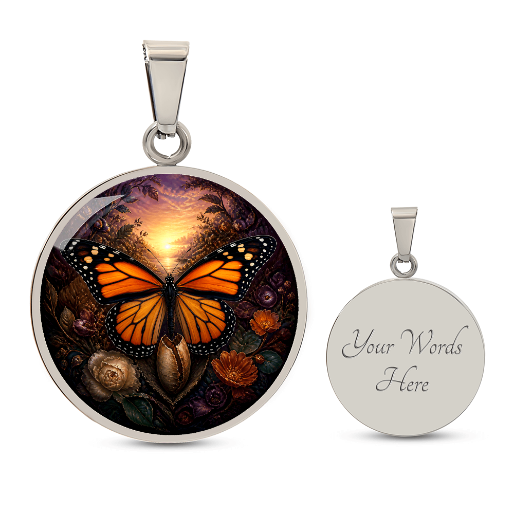 Monarch Butterfly Necklace | Becoming Took Time