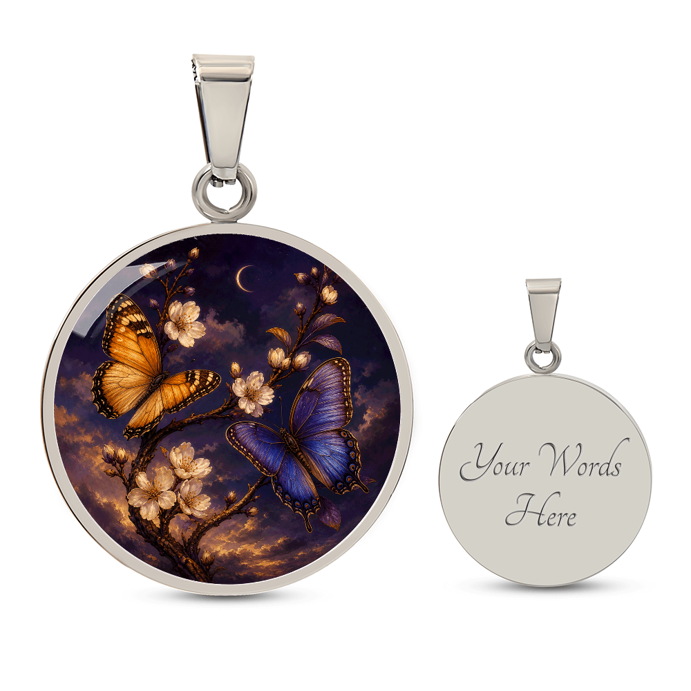 Two Butterflies Necklace | We Grew and Still Chose Us