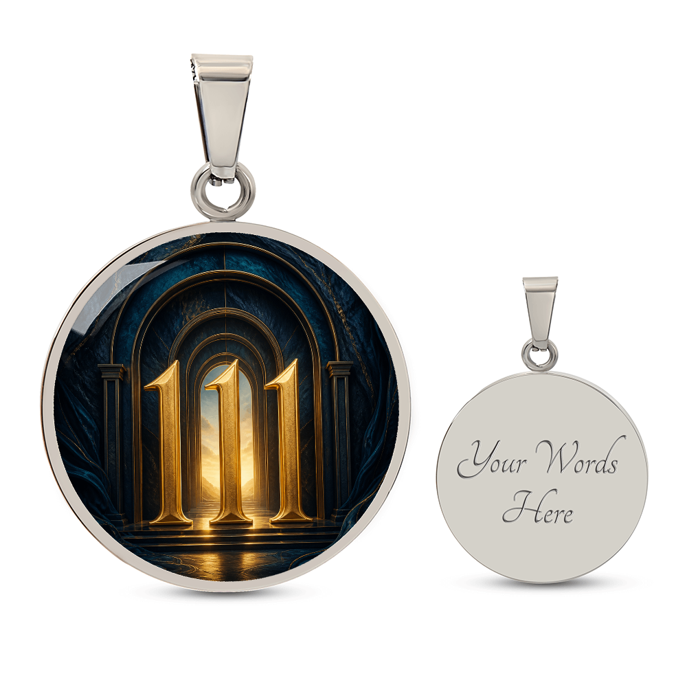 111 Angel Number Necklace | Cross the Threshold