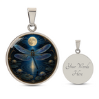 Dragonfly Moon Necklace | Clarity Needs Stillness
