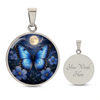 Blue Butterfly Necklace | Love Changes Form