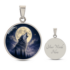 Wolf Moon Necklace | You Do Not Have to Shrink