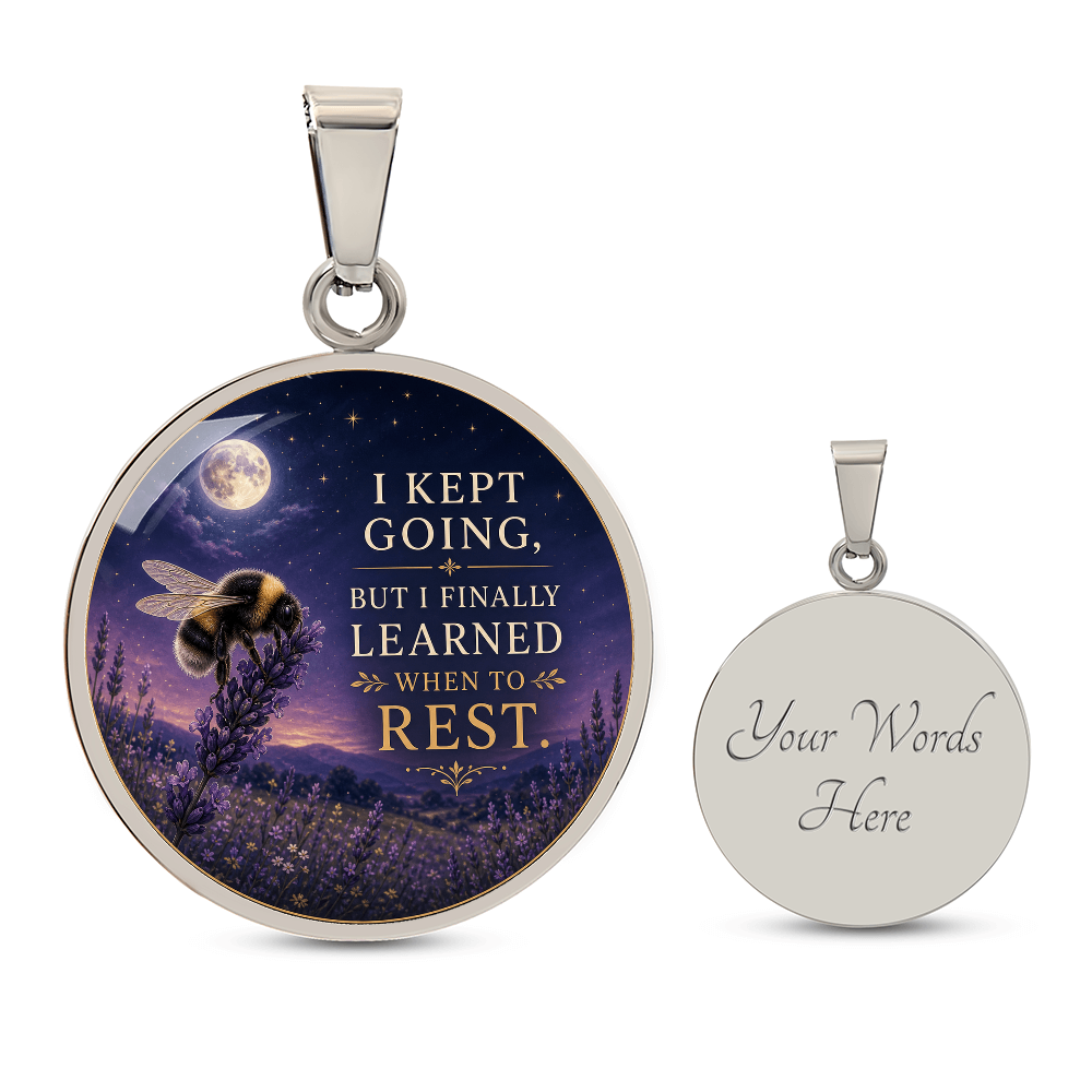 Bumble Bee Necklace | I Learned When to Rest