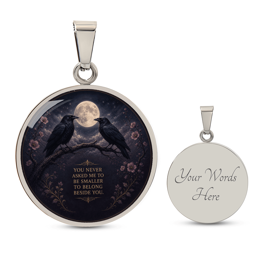 Two Ravens Necklace | Belong Without Becoming Smaller