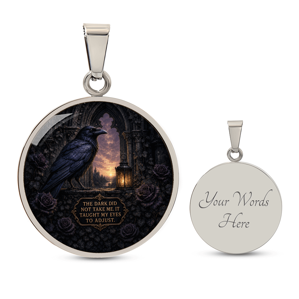 Gothic Raven Necklace | My Eyes Adjusted to the Dark