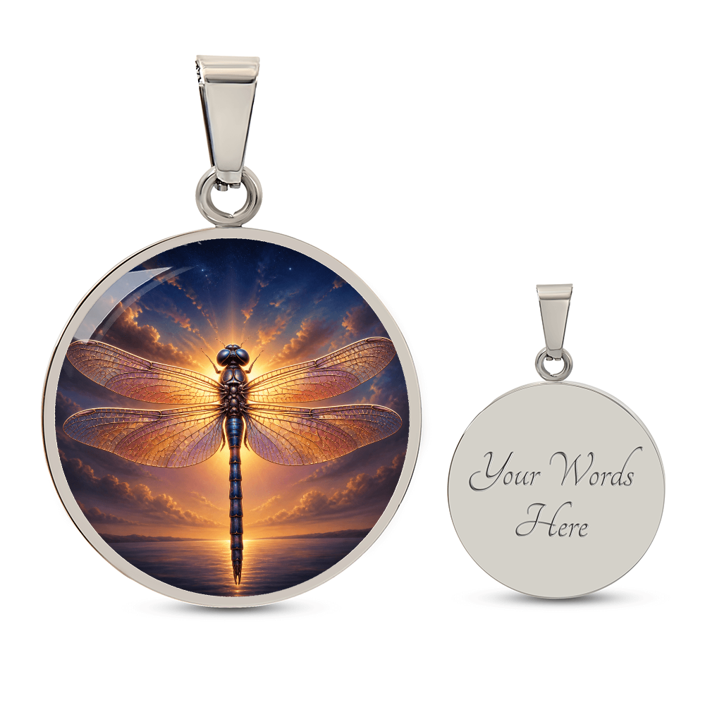 Gold Dragonfly Necklace | Carry the Light Forward