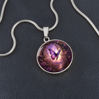 Purple Butterfly Necklace | Outgrow What Saved You