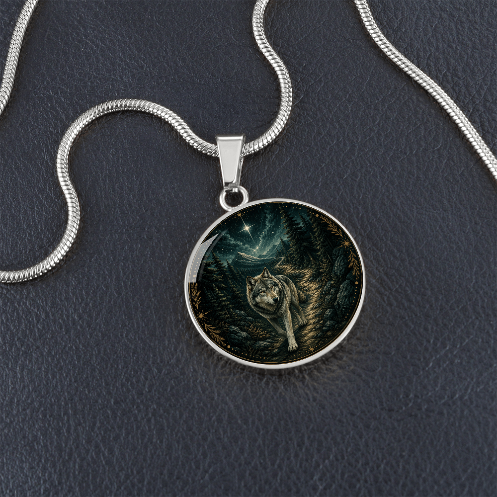 Wolf Necklace | Trust the Trail You Earned