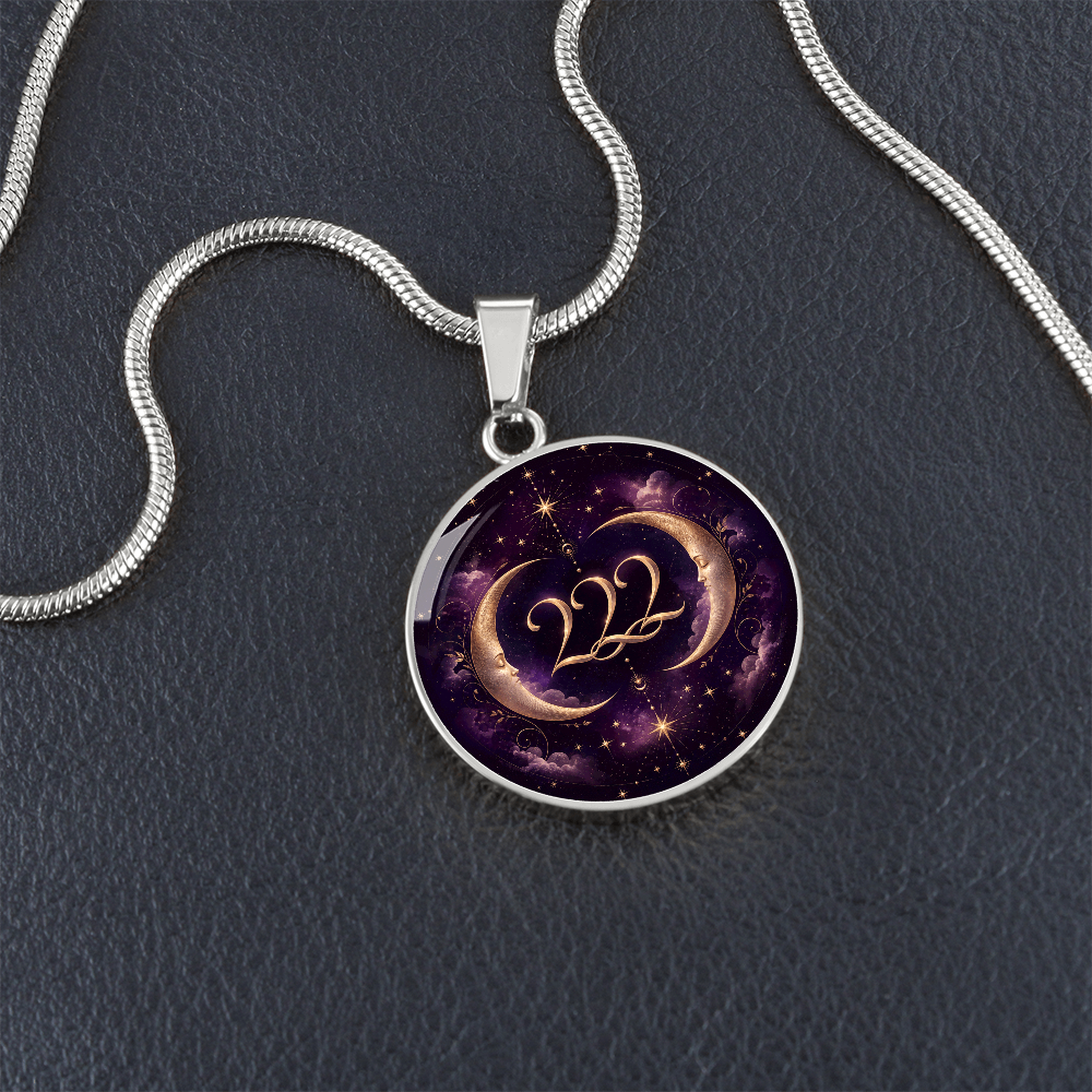 222 Angel Number Necklace | Let It Take Time
