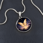 Gold Butterfly Necklace | Your Wings Remember the Dark