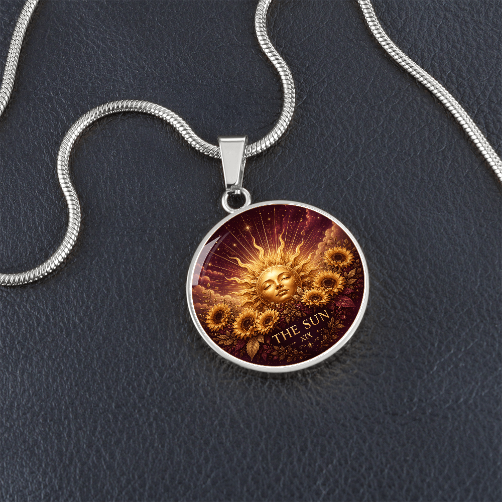 The Sun Tarot Necklace | Joy and Clarity Pendant