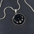 Moon Phases Necklace | Complete Lunar Cycle Pendant