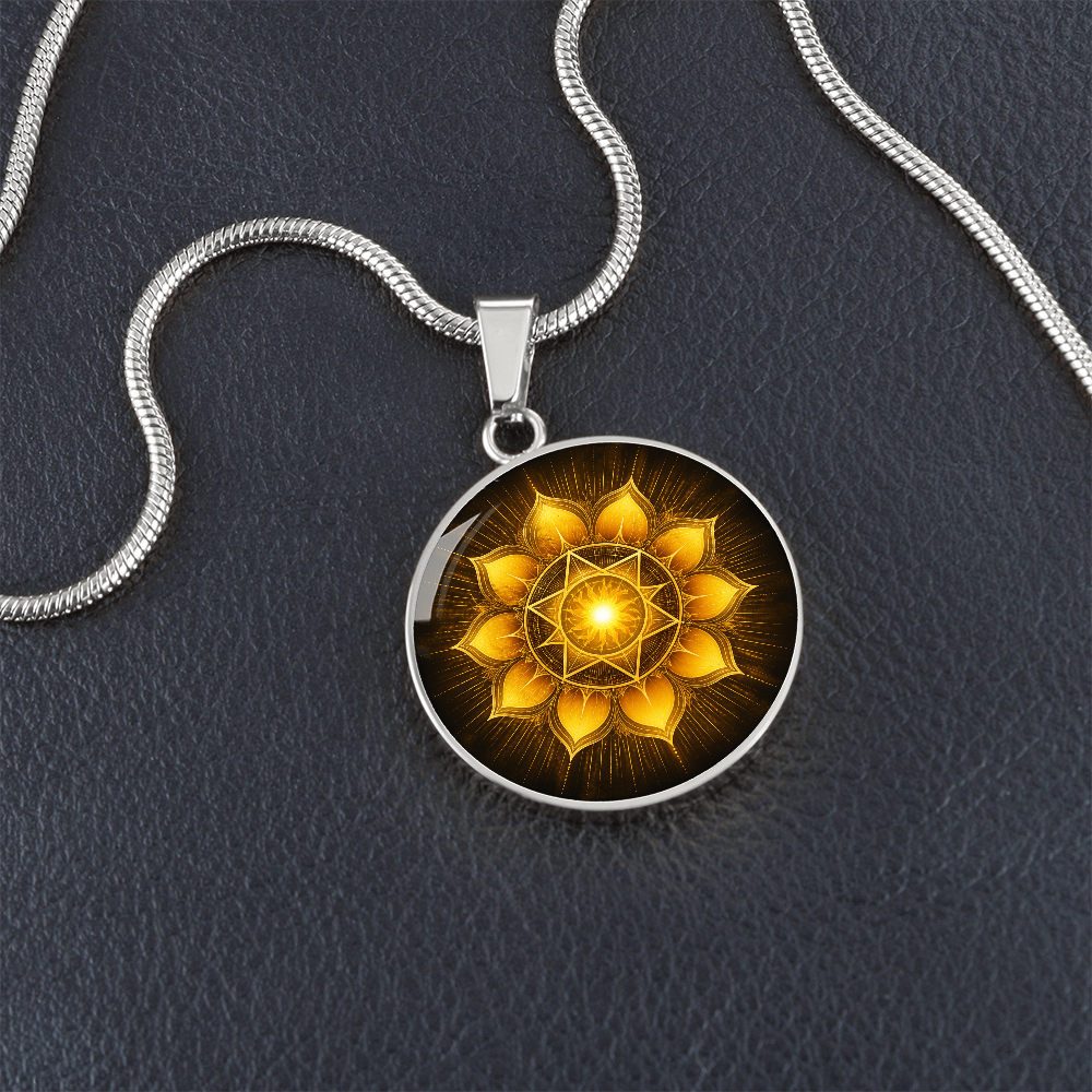 Solar Plexus Chakra Necklace | Confidence Pendant