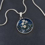 December Birth Flower Necklace | Narcissus Pendant
