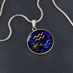 Aquarius Zodiac Necklace | Think Larger