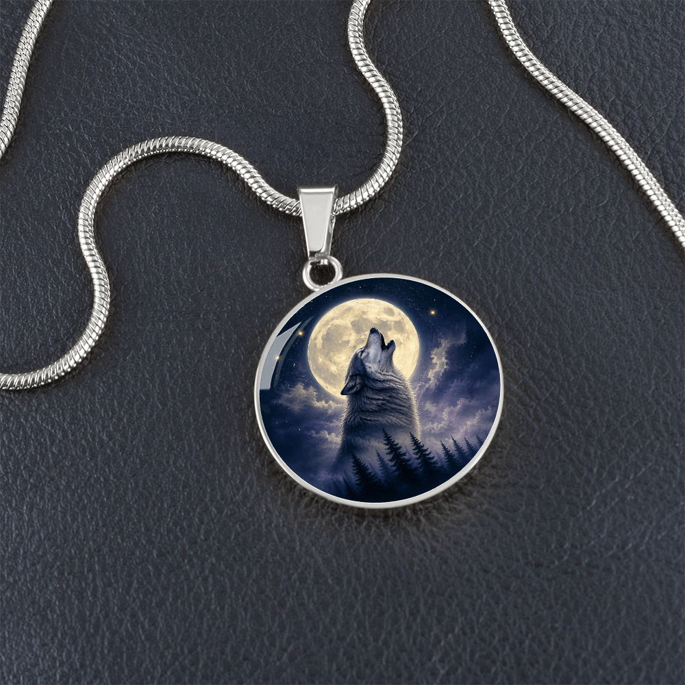 Wolf Moon Necklace | You Do Not Have to Shrink