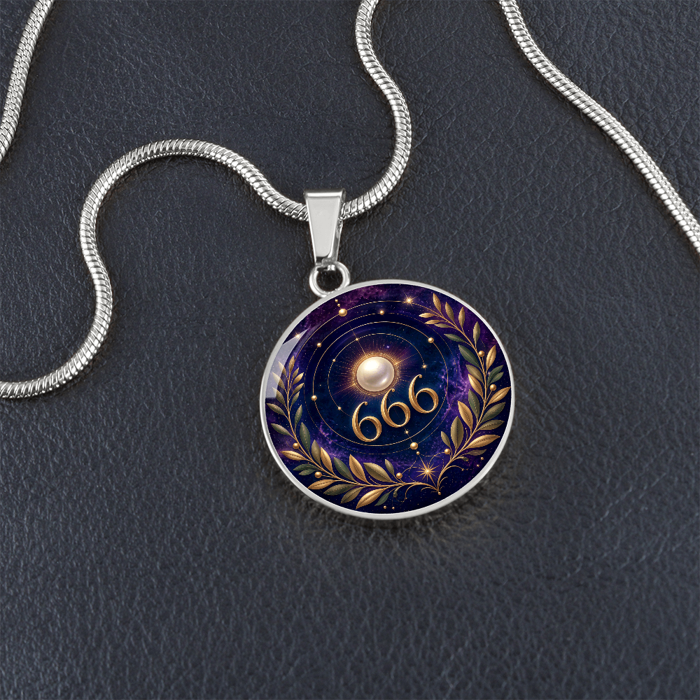 666 Angel Number Necklace | Return to Center