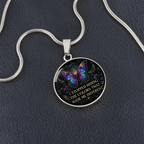 Colorful Butterfly Necklace | I Stopped Hiding