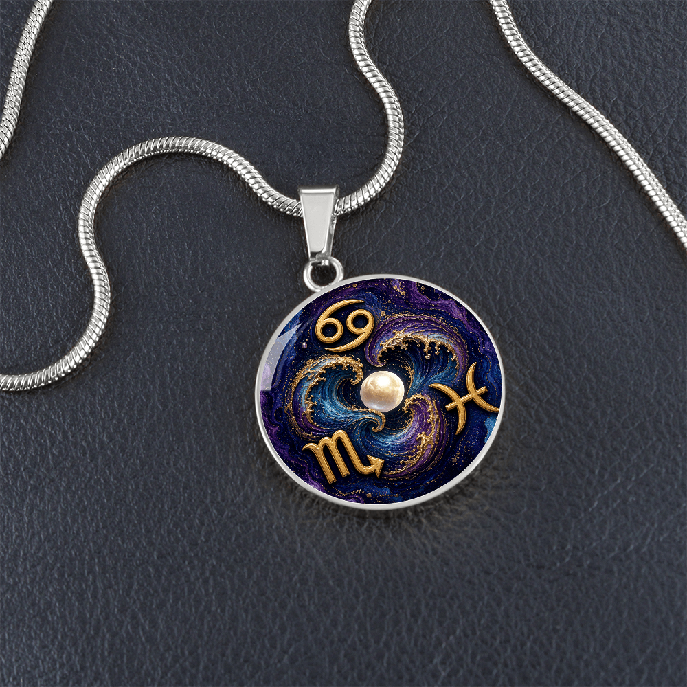 Water Signs Zodiac Necklace | Feel Without Disappearing