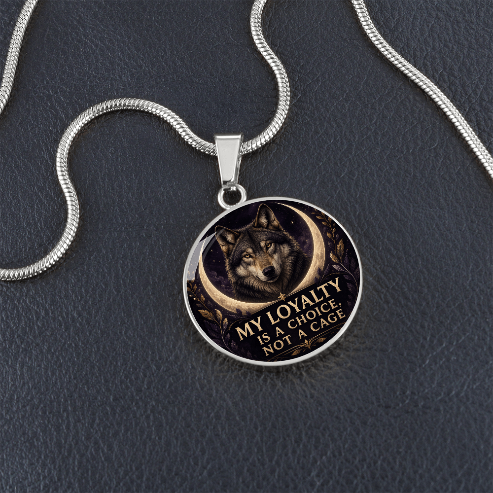 Wolf Necklace | My Loyalty Is a Choice, Not a Cage