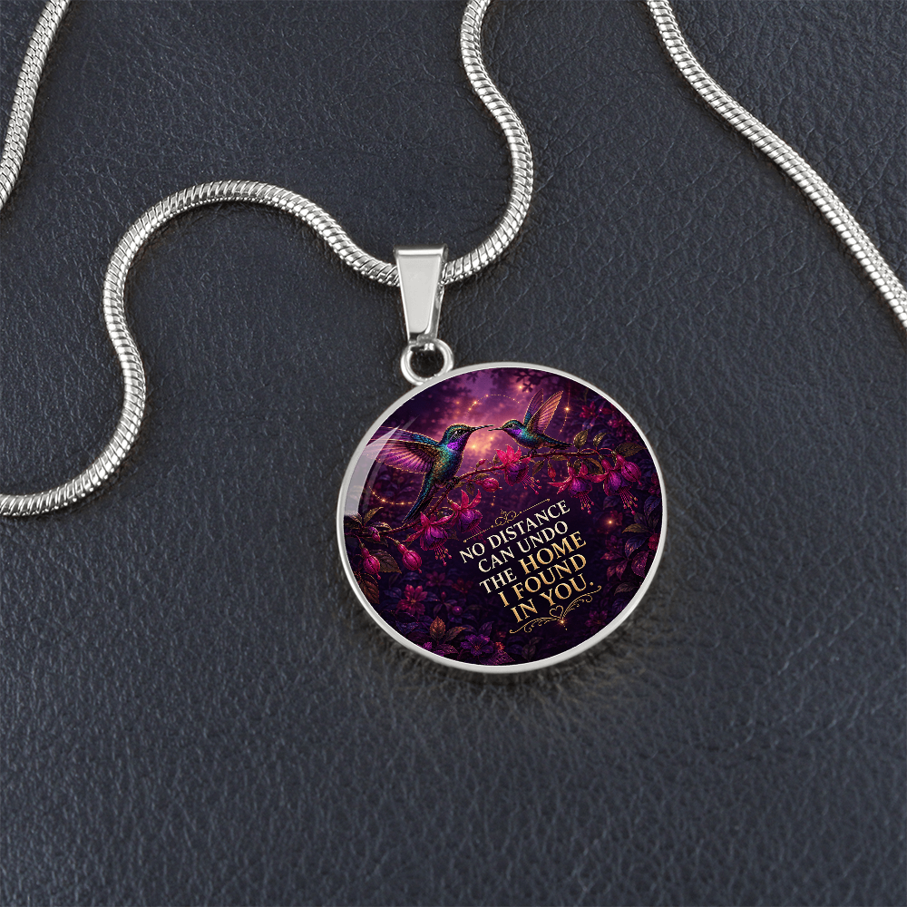 Mother Daughter Hummingbird Necklace | No Distance