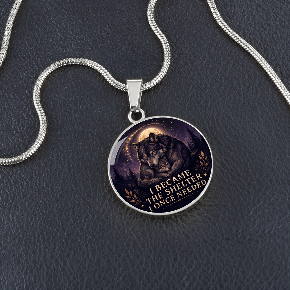 Wolf Necklace | I Became the Shelter I Once Needed