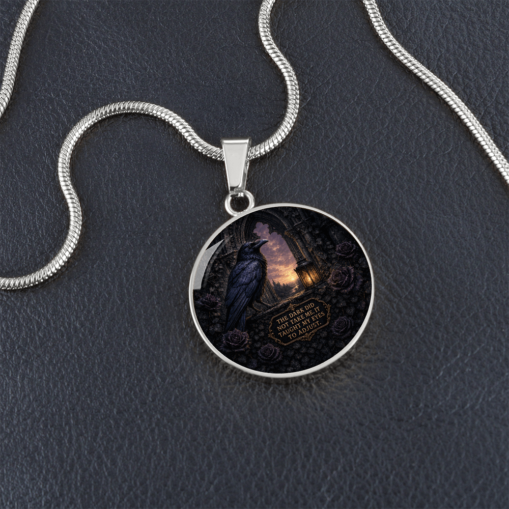 Gothic Raven Necklace | My Eyes Adjusted to the Dark