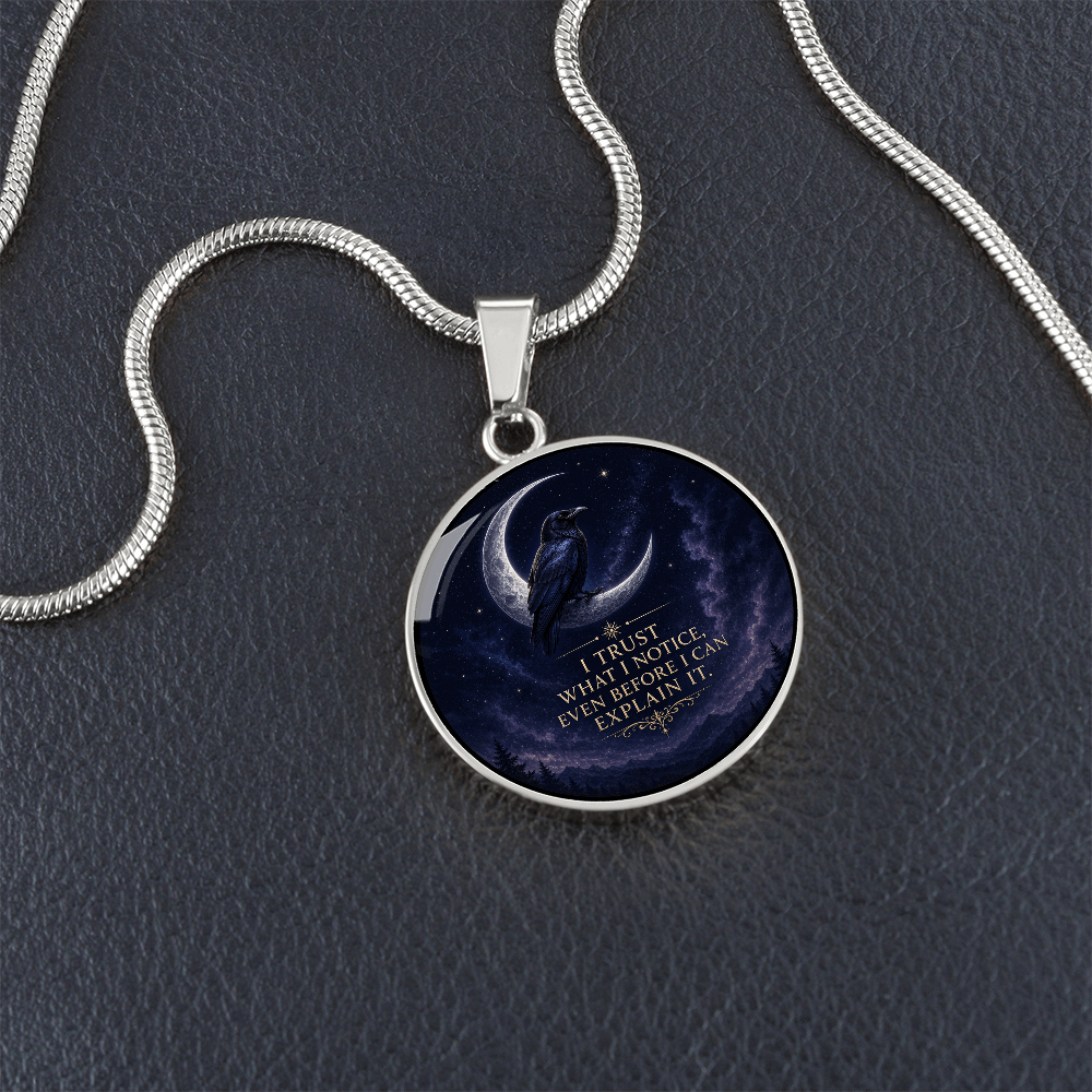Raven Moon Necklace | Trust What You Notice