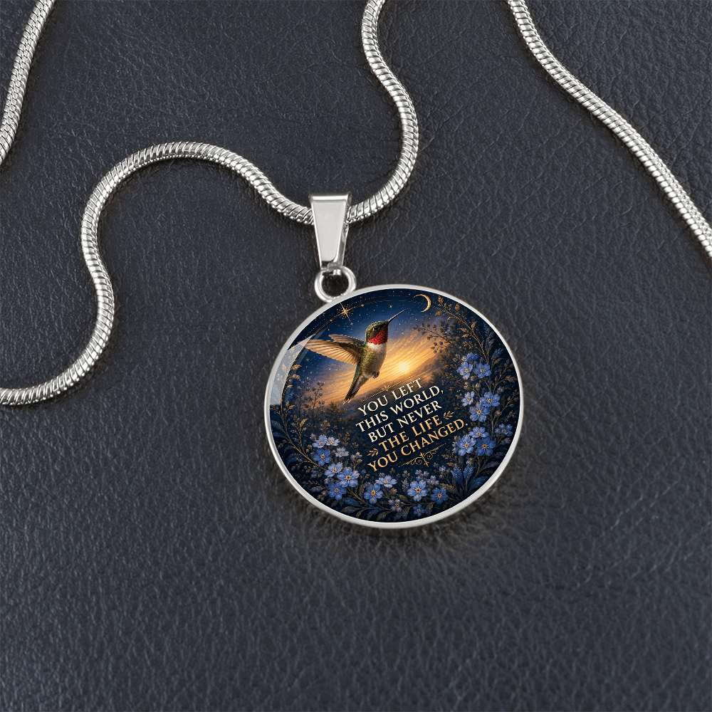 Hummingbird Memorial Necklace | The Life You Changed