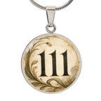 111 Angel Number Necklace | Trust the Quiet Yes