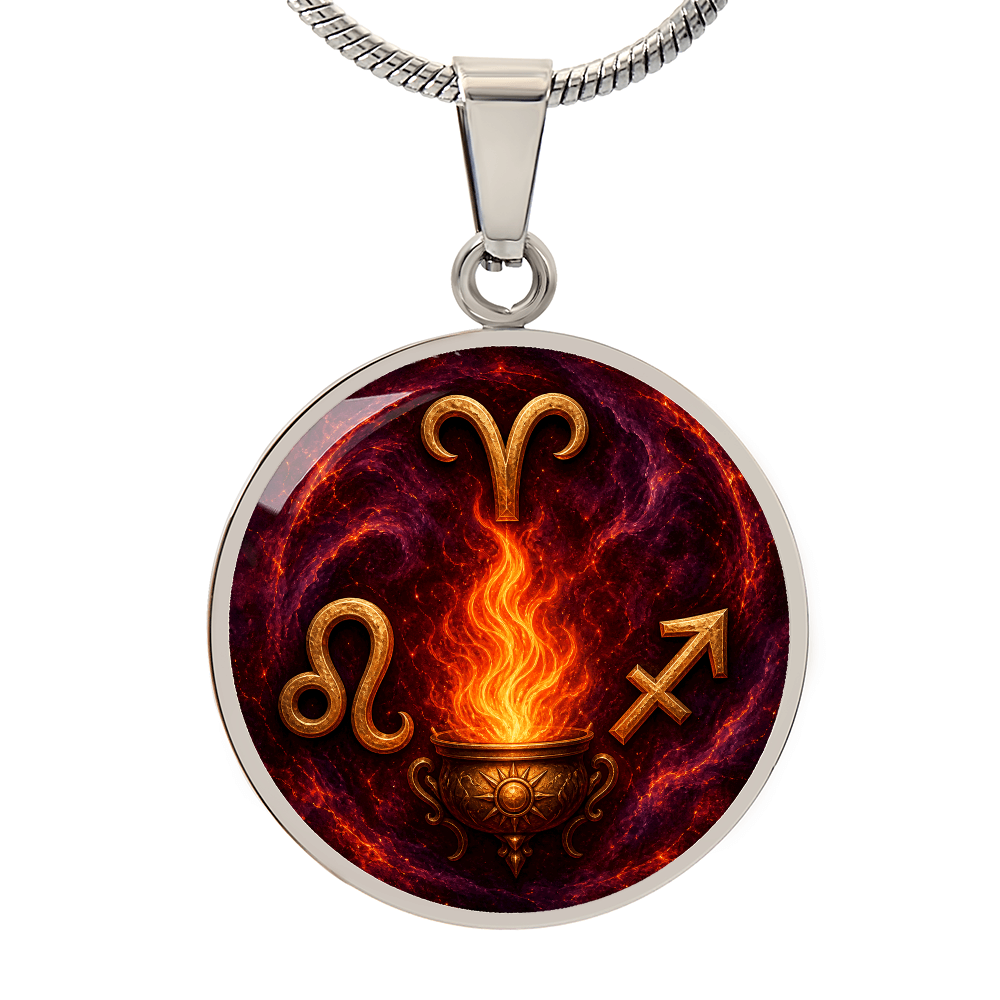 Fire Signs Zodiac Necklace | Give Your Fire Direction