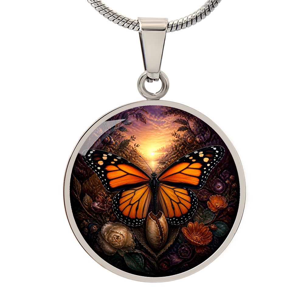 Monarch Butterfly Necklace | Becoming Took Time