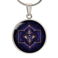 Third Eye Chakra Necklace | Insight Symbol Pendant