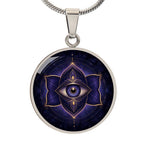 Third Eye Chakra Necklace | Insight Symbol Pendant
