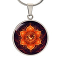 Sacral Chakra Necklace | Creativity Symbol Pendant
