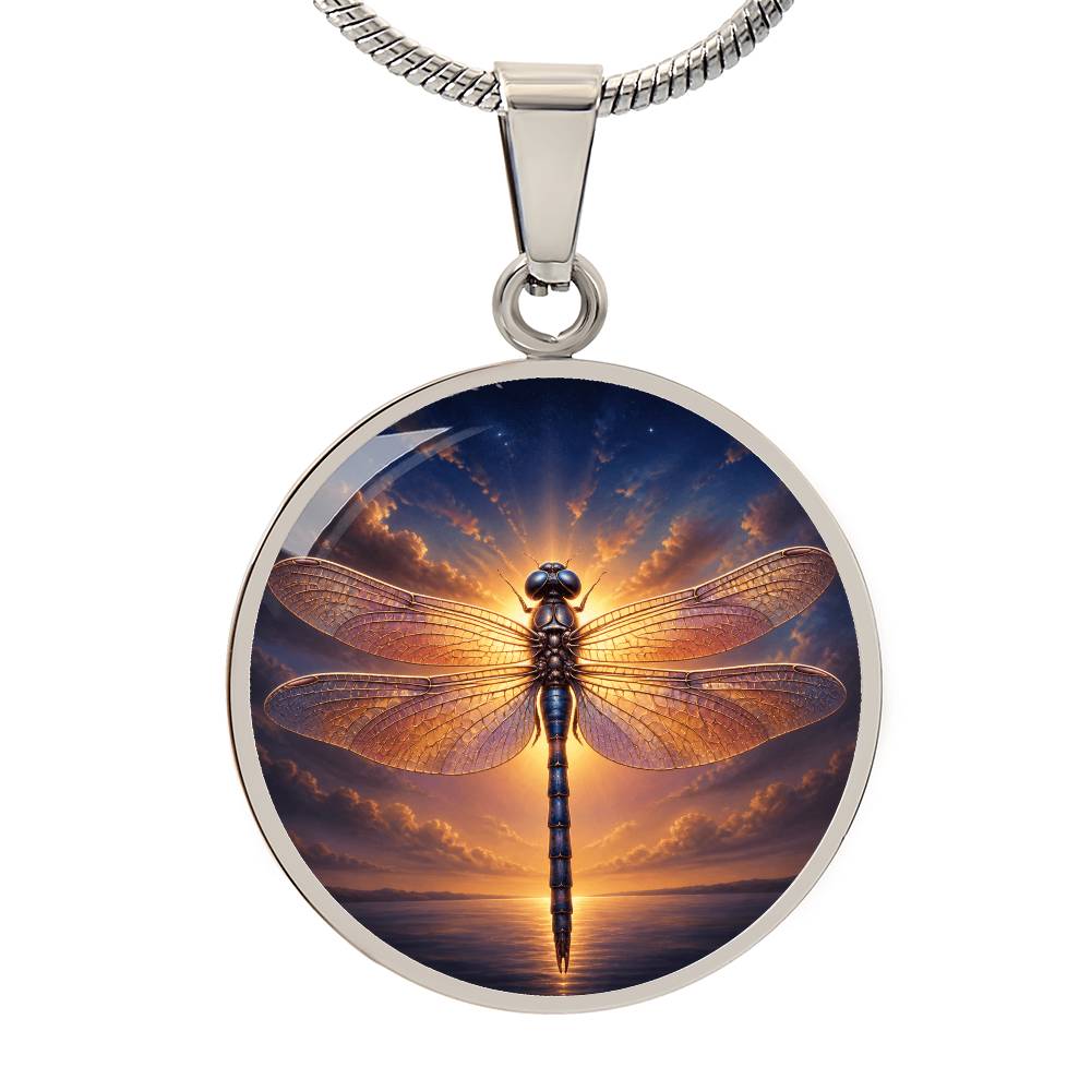 Gold Dragonfly Necklace | Carry the Light Forward