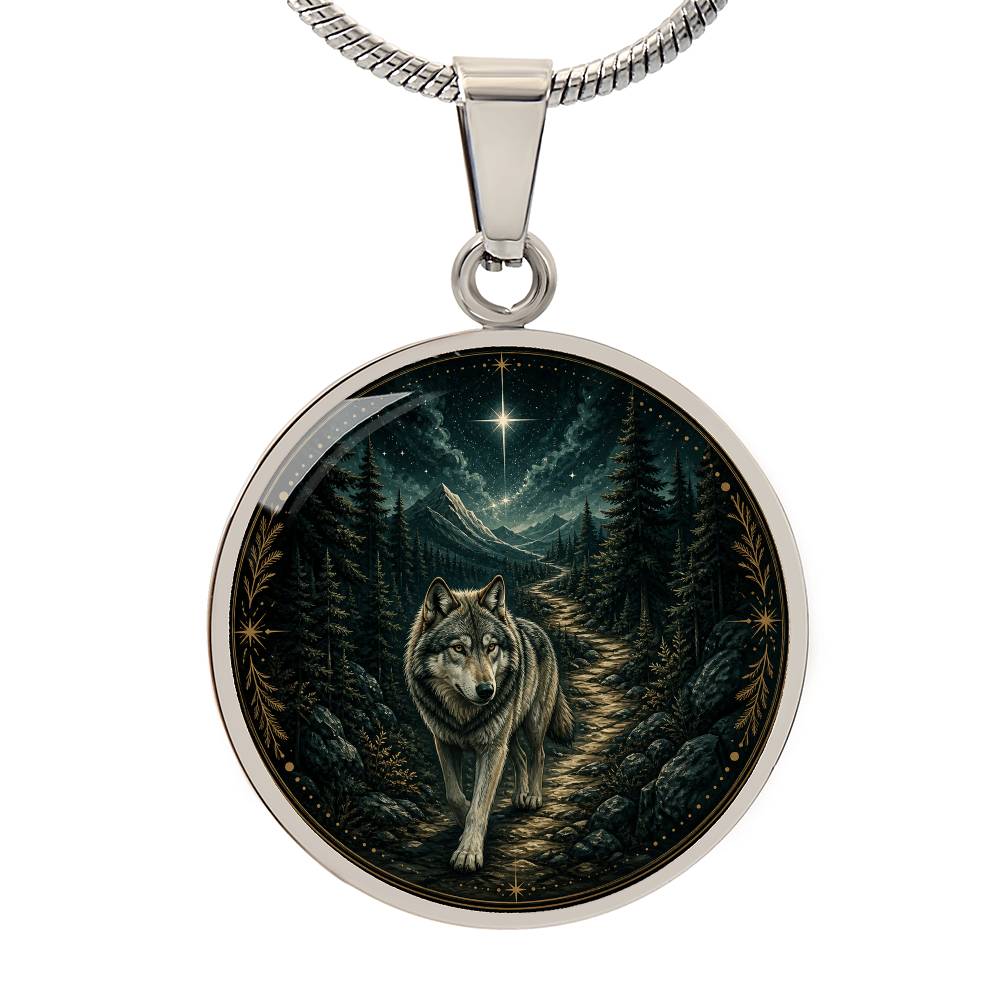 Wolf Necklace | Trust the Trail You Earned