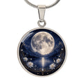 Full Moon Necklace | Moonlit Lake Pendant