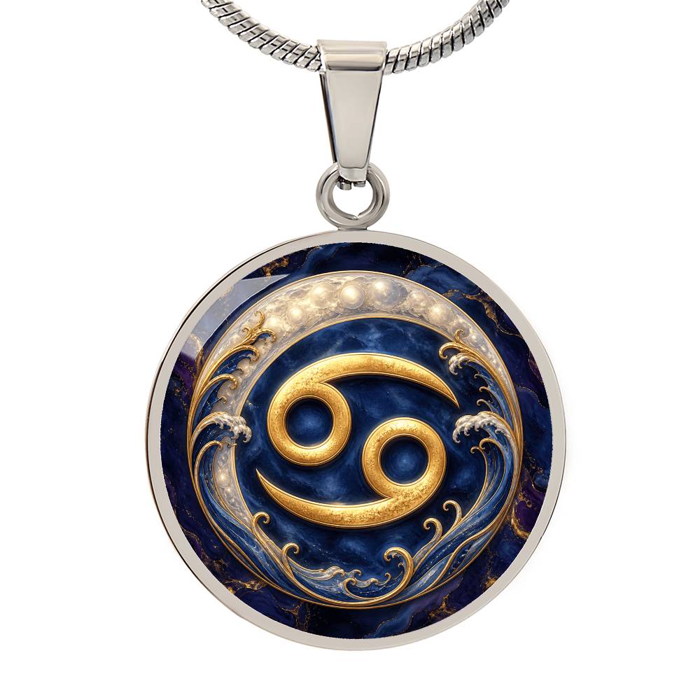 Cancer Zodiac Sign Necklace | Feel Deeply, Stand Firm