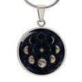 Moon Phases Necklace | Complete Lunar Cycle Pendant