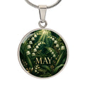May Birth Flower Necklace | Lily of the Valley Pendant