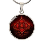 Root Chakra Necklace | Grounding Symbol Pendant