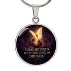 Butterfly Memorial Necklace | What You Gave Me Remains