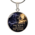 Wolf Necklace | The Wild in Me Survived the Storm
