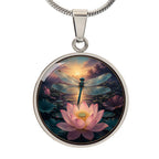 Dragonfly Lotus Necklace | Begin Again Honestly