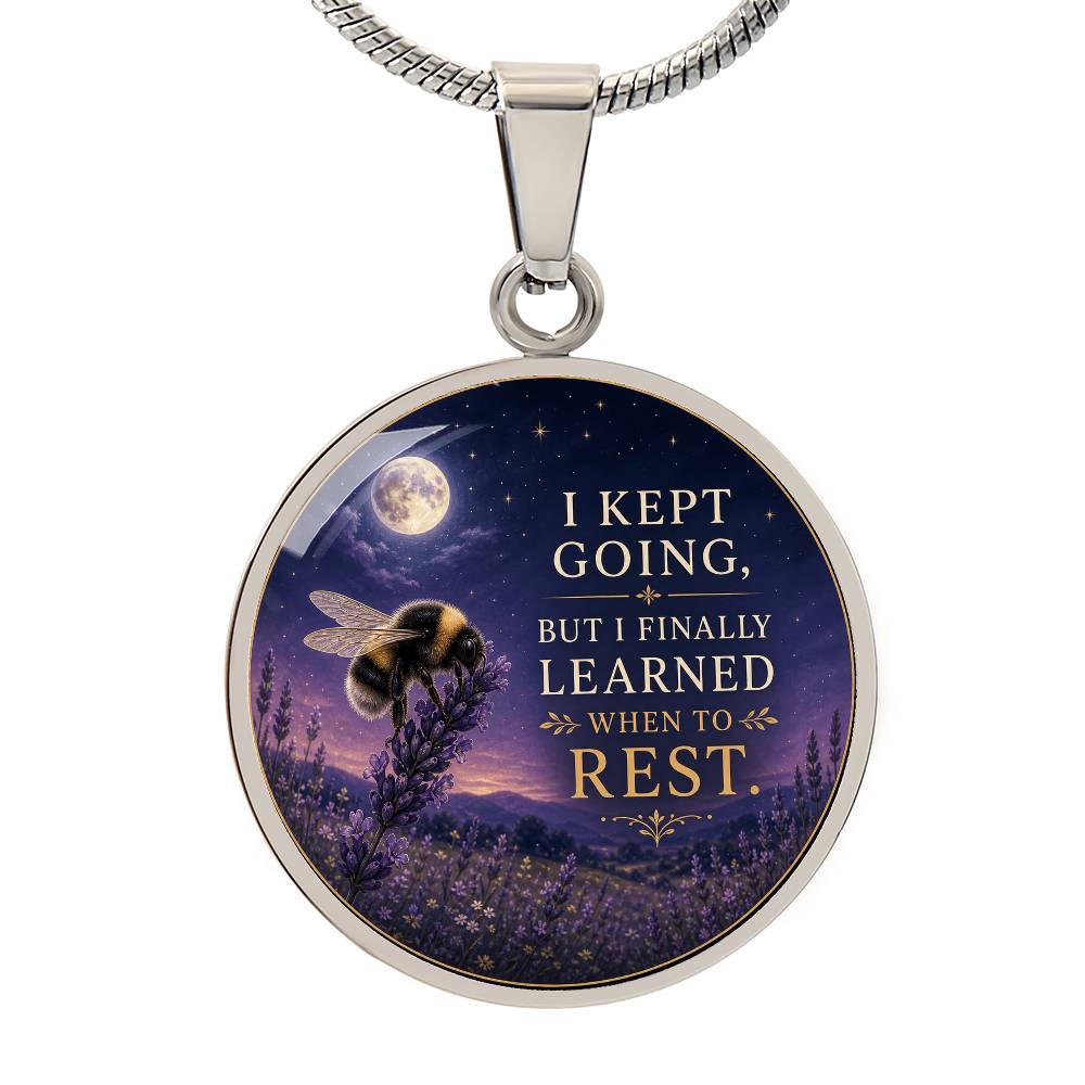 Bumble Bee Necklace | I Learned When to Rest