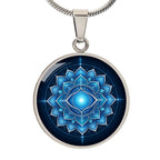 Throat Chakra Necklace | Expression Symbol Pendant